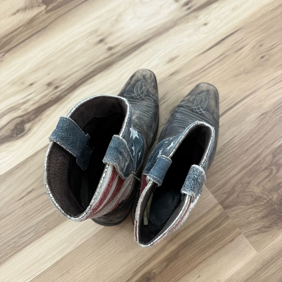 Roper American Flag Pointed Toe Cowboy Boots - Picture 8 of 10